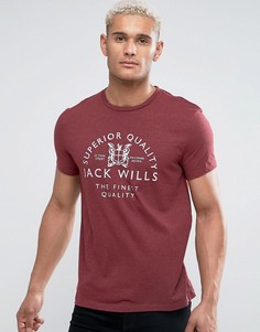 Футболка Jack Wills Westmore Damson - Красный