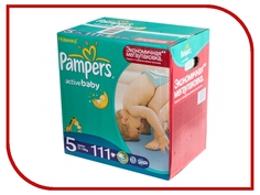 Подгузники Pampers Active Baby-Dry Junior 11-18кг 111шт 4015400265016