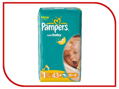 Подгузники Pampers New Baby-Dry Newborn 2-5кг 43шт 4015400264491