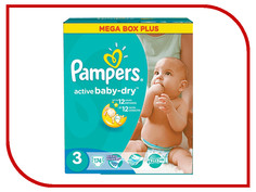 Подгузники Pampers Active Baby-Dry Midi 5-9кг 174шт 4015400737551