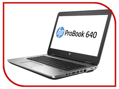 Ноутбук HP ProBook 640 G2 T9X04EA (Intel Core i5-6200U 2.3 GHz/8192Mb/128Gb SSD/DVD-RW/Intel HD graphics/Wi-Fi/Bluetooth/Cam/14/1920x1080/Windows 7 64-bit) Hewlett Packard