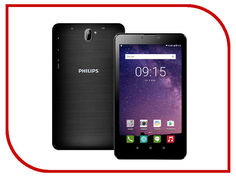 Планшет Philips TLE722G Black (MediaTek MT8321 Quad-Core 1.3 GHz/1024Mb/8Gb/3G/Wi-Fi/Bluetooth/Cam/7.0/1024x600/Android)