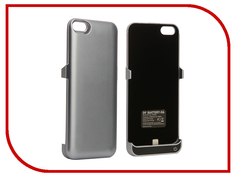 Аксессуар Чехол-аккумулятор DF для iPhone 5 / 5S / SE 2200 mAh iBattery-06 Space Gray