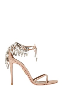 Замшевые босоножки Eden Sandal Flat 105 Aquazzura