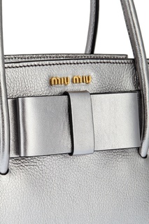 Кожаная сумка Miu Miu