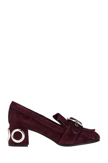 Замшевые туфли Miu Miu