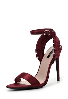 Босоножки LOST INK BETTY PLEATED HEELED SANDAL