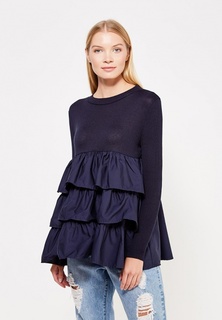 Джемпер LOST INK JUMPER WITH RUFFLE SHIRT HEM