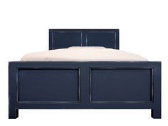 Кровать двуспальная jules verne (etg-home) синий 167.0x120.0x213.0 см.
