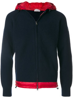 свитер на молнии с капюшоном Moncler
