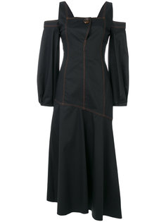 платье с открытыми плечами  Ellery