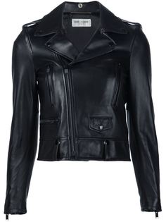 классическая байкерская куртка Saint Laurent