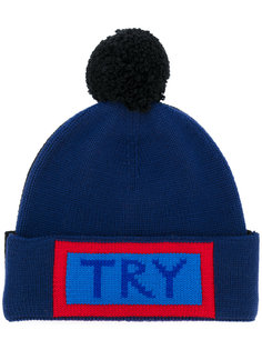 Try embroidered beanie Fendi