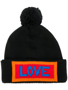 Love embroidered beanie Fendi