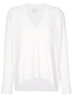 V-neck oversized boxy jumper Le Kasha