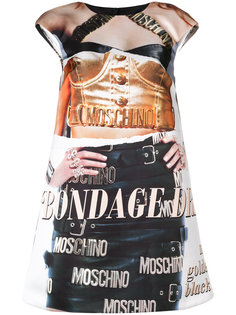 платье с принтом trompe-lœil Moschino