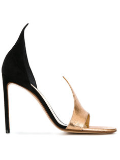 pointed detail open toe pumps Francesco Russo