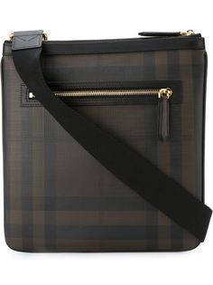 сумка-почтальонка в клетку Burberry