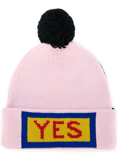 Yes embroidered beanie Fendi