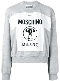 толстовка с нашивкой Milano Moschino