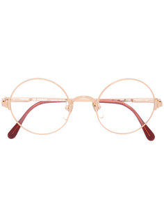 round framed glasses Fendi Vintage