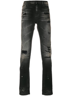 джинсы с протертыми деталями Faith Connexion