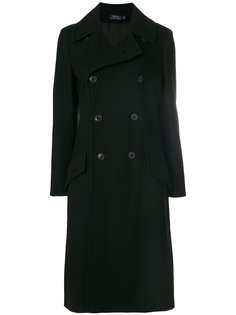 длинное двубортное пальто Polo Ralph Lauren