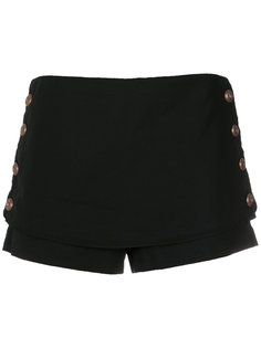 buttoned skorts Andrea Bogosian