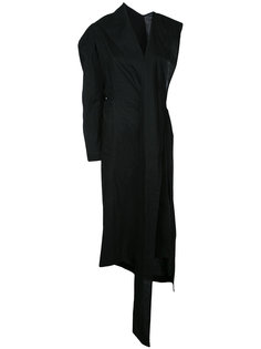 пальто с отделкой спереди  Yohji Yamamoto
