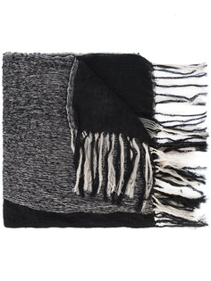 Milling fringed scarf Yohji Yamamoto