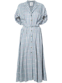 plaid collared dress Rosie Assoulin