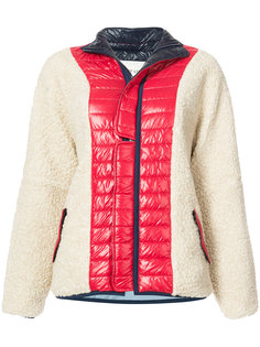 fleece padded zip up jacket Sandy Liang