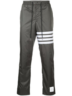 брюки прямого кроя с полосатым принтом Thom Browne