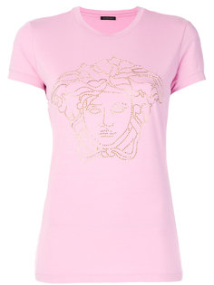 футболка с заклепками Medusa Versace