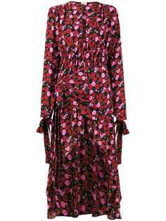 платье асимметричного кроя с цветочным принтом Gela Magda Butrym