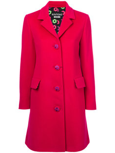 пальто с декоративными пуговицами Boutique Moschino