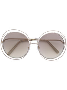 oversized round frame sunglasses Chloé Eyewear