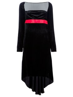 платье с контрастным поясом Krizia Vintage