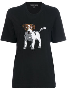 sequin dog T-shirt  Markus Lupfer