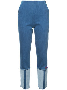 turn-up hem jeans Vionnet