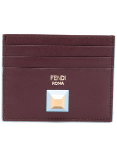 two-tone card holder Fendi