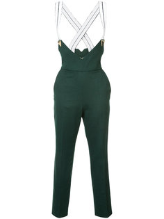 suspender cropped trousers Vionnet