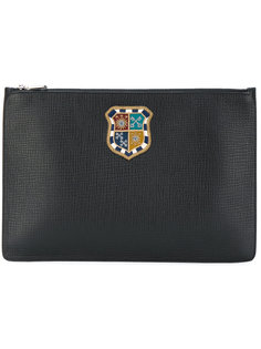 клатч с заплаткой с гербом Dolce & Gabbana