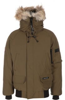 Пуховый бомбер Chilliwack с капюшоном Canada Goose