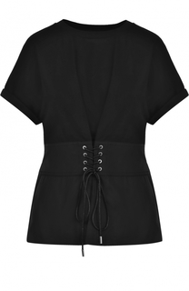 Приталенный хлопковый топ со шнуровкой 3.1 Phillip Lim