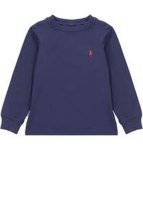 Хлопковый свитшот с логотипом бренда Polo Ralph Lauren