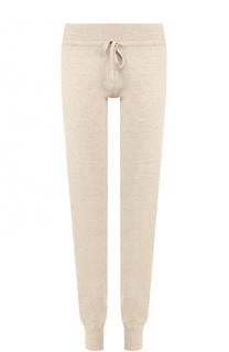 Кашемировые брюки прямого кроя с эластичным поясом и манжетами Cruciani