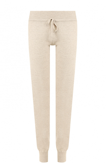 Кашемировые брюки прямого кроя с эластичным поясом и манжетами Cruciani