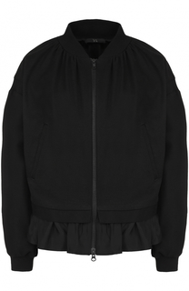 Хлопковый бомбер на молнии свободного кроя Yohji Yamamoto