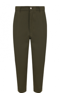 Укороченные брюки из смеси шерсти и хлопка Ami